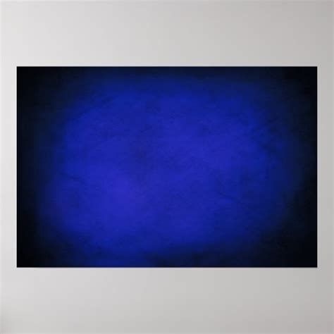 Royal Blue And Black Backgrounds Poster