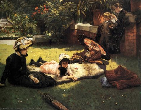 Museum Art Reproductions In The Sunshine By James Jacques Joseph Tissot France