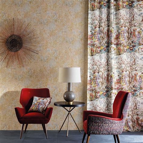 Fresco Wallpaper In Stonesage From The Enchanted Gardens Collection B