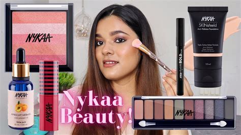 Full Face Of Only Nykaa Makeup One Brand Makeup Tutorial Raina Jain