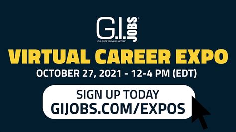 Virtual Career Expo Wednesday October 27 Youtube