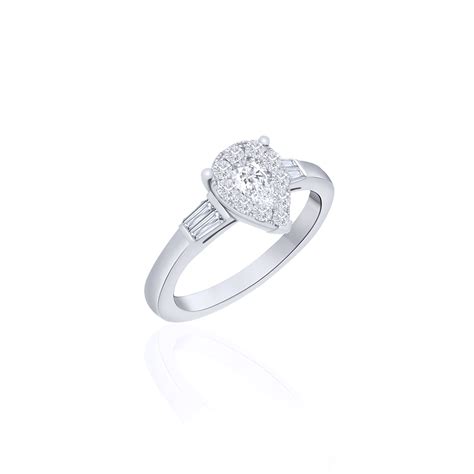 18k White Gold Diamond Engagement Ring Jc Jewellery