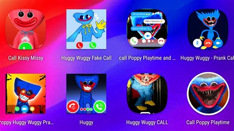 Huggy Wuggy Poppy Playtime And Kissy Missy Fake Calls Android Games