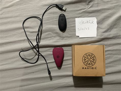 wts uk mantric rechargeable remote control knicker vibrator r usedsextoys europe
