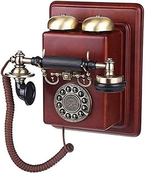 Sxrdz Retro Phone Vintage Phone European Antique Wall Mounted Telephone