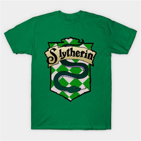 Slytherin House Crest Slytherin T Shirt Teepublic