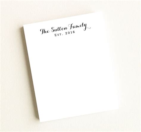 Personalized Notepad Personalized Note Pads To Do List Etsy