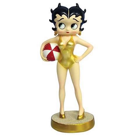 Betty Boop Gold Swimsuit Statue Entertainment Earth