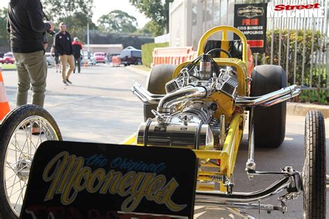 The Mooneyes Dragster Fires Up At Sydney Hot Rod Expo Video