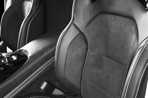 Modern Luxury Car Inside Interior Of Prestige Modern Car Comfortable