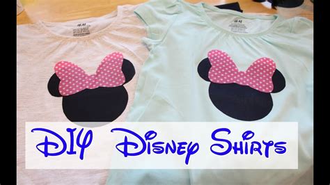 Diy Disney Shirts Veda Day 19 Youtube