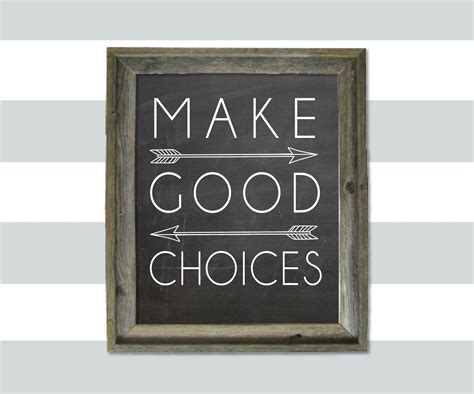 Make Good Choices 8x10 print MULTIPLE DESIGN OPTIONS | Make good choices, How to make, 8x10 print