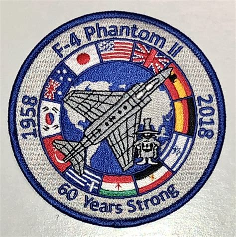 F 4 Phantom Ii 60th Anniversary Patch