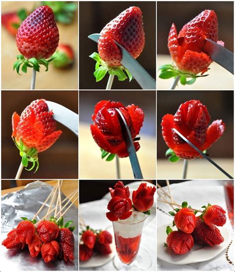 This Strawberry Rose Bouquet Will Be Awesome For A Spring Party