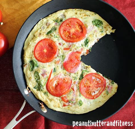 Ripped Recipes Tomato Basil And Spinach Egg White Frittata