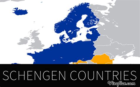List Of Schengen Countries Schengen Area Countries List Visaflux