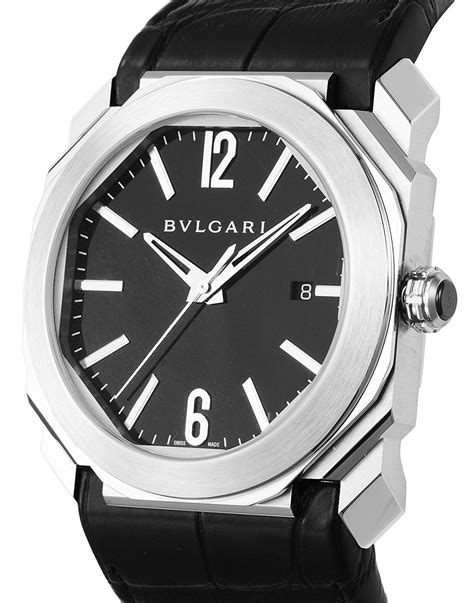 Bvlgari Swiss Automatic Dial Color Black Watch Bgo41bsld Men Watch