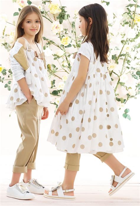 twinset simona barbieri lookbook girl vestidos para niñas moda para niñas ropa para niñas