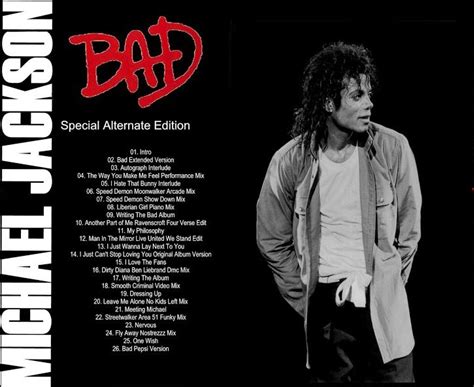 Bad Michael Jackson Album Bad