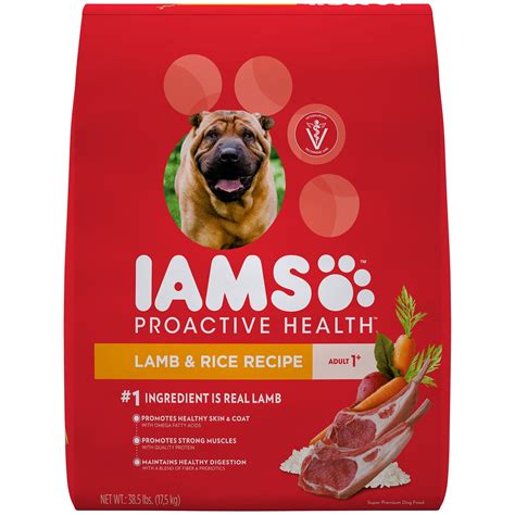 Iams Proactive Health Adult Dry Dog Food Lamb And Rice 385 Lb Bag