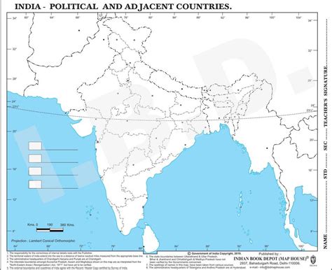 Indian Map Practice Map Of Indian Political Map Indian Outline Map