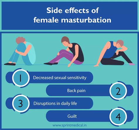 4 side effects or disadvantages of masturbation in women r infographics