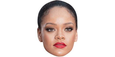 Rihanna Lipstick Celebrity Mask Celebrity Cutouts