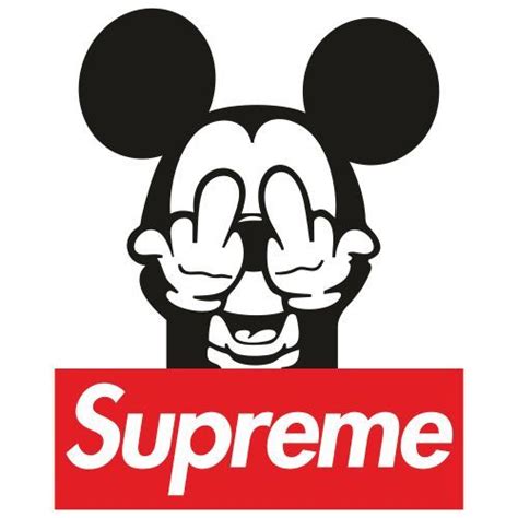 Shop Online Mickey Mouse Supreme Svg File At A Flat Rate Check Out Our