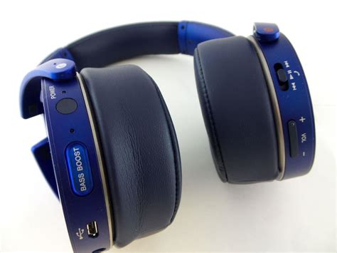 Sony Extra Bass Wireless Over The Ear Headphones Blue Fair See Desc Ebay