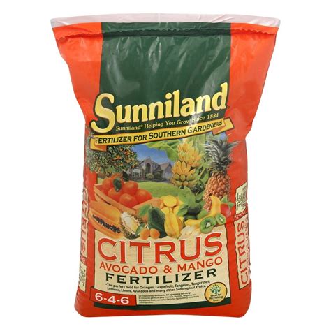 Sunniland Citrus Avocado And Mango Fertilizer 6 4 6 10 Lb