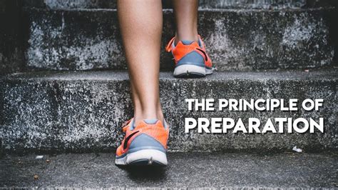 The Principle Of Preparation Youtube
