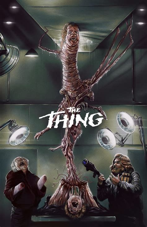 The Thing Posterspy Horror Movie Art Horror Movie Posters Poster Art