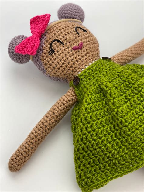 Crochet Pattern Amigurumi Doll Pattern Crochet Baby Doll Pattern