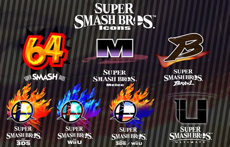 Logos Super Smash Bros Logo Icons By Rapbattleeditor0510 On Deviantart