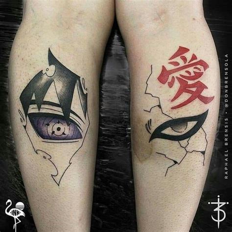 Tatuagem Casal Naruto In 2021 Naruto Tattoo Matching Couple Tattoos