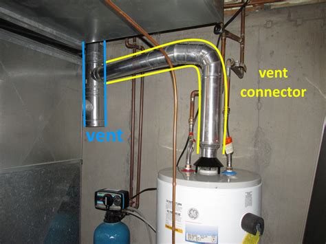 Inspecting A Water Heater Vent Connector Structure Tech Home Inspections