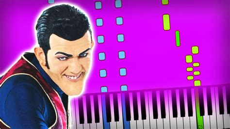 Lazy Town We Are Number One Piano Tutorial Sheet Music Midi Synthesia Cover Youtube