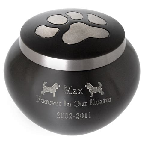 Pet Cremation Urn Pup Pawprint