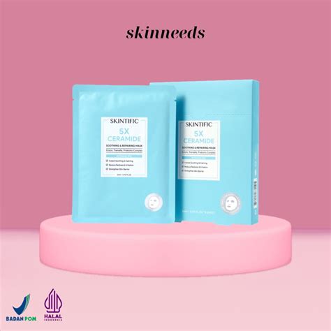 Jual Skintific 5x Cerimide Soothing Sheet Mask Shopee Indonesia