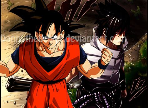 Team Goku And Sasuke By Dannythehelper On Deviantart