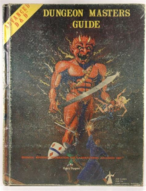 Adandd 1e First Printing Dungeon Masters Guide By Gary Gygax First