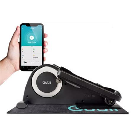 Cubii Jr1 Compact Seated Elliptical With Bluetooth And Gripii Mat