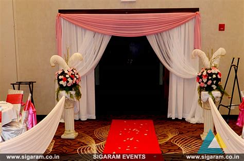 Wedding And Reception Entrance Door Decoration In Pondicherry Chennai