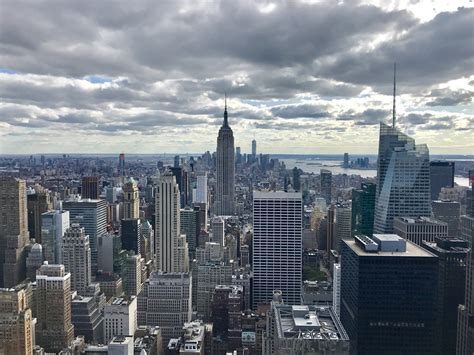 Best Views Of New York City From The Rockefeller Center At Top Of The