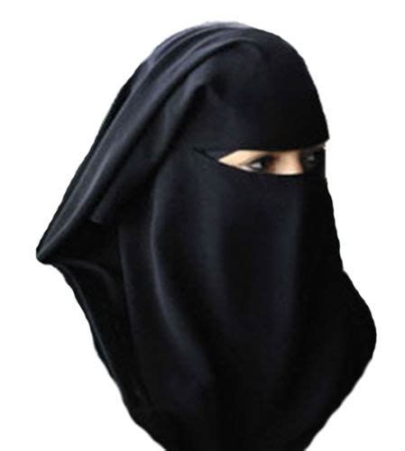 Burqa Hood Saudi Niqab Veil Face Cover Hijab Abaya Burka Islamic