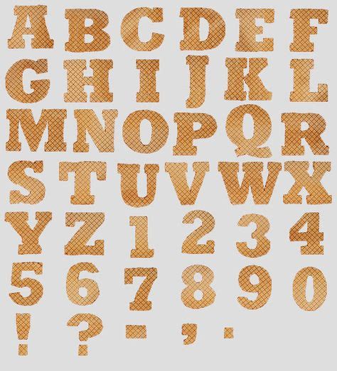 Waffles Font With Images Kid Fonts Handmade Font Waffles