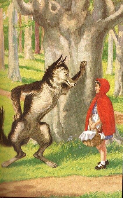 Little Red Riding Hood Where Are You Going Asks The Wolf Red