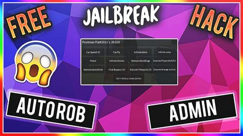 Today im going to be showing you a new. Jailbreak Script Auto Rob, ADMIN, TP, MORE! - YouTube
