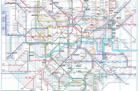 Londons Rail And Tube Map Is Out Of Control Londonunderground