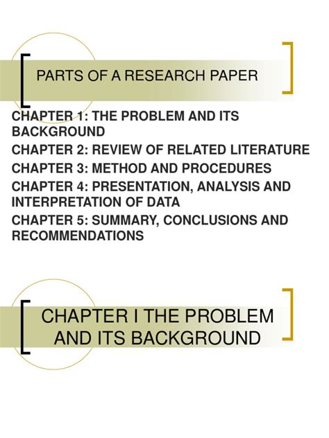 Parts Of A Research Paper Evaluation Methods Statistics